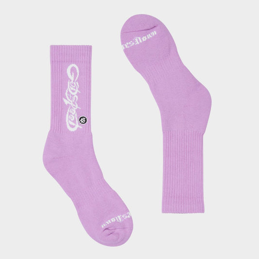 God Speed New Age Logo Socks (Pink)