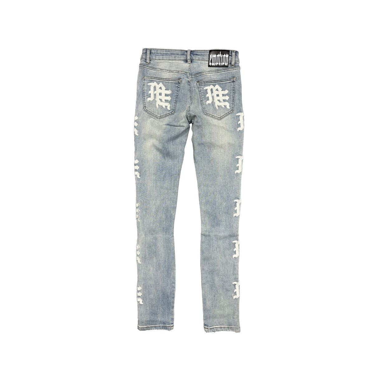 Mixed Emotion ‘Sea’ Monogram Denim