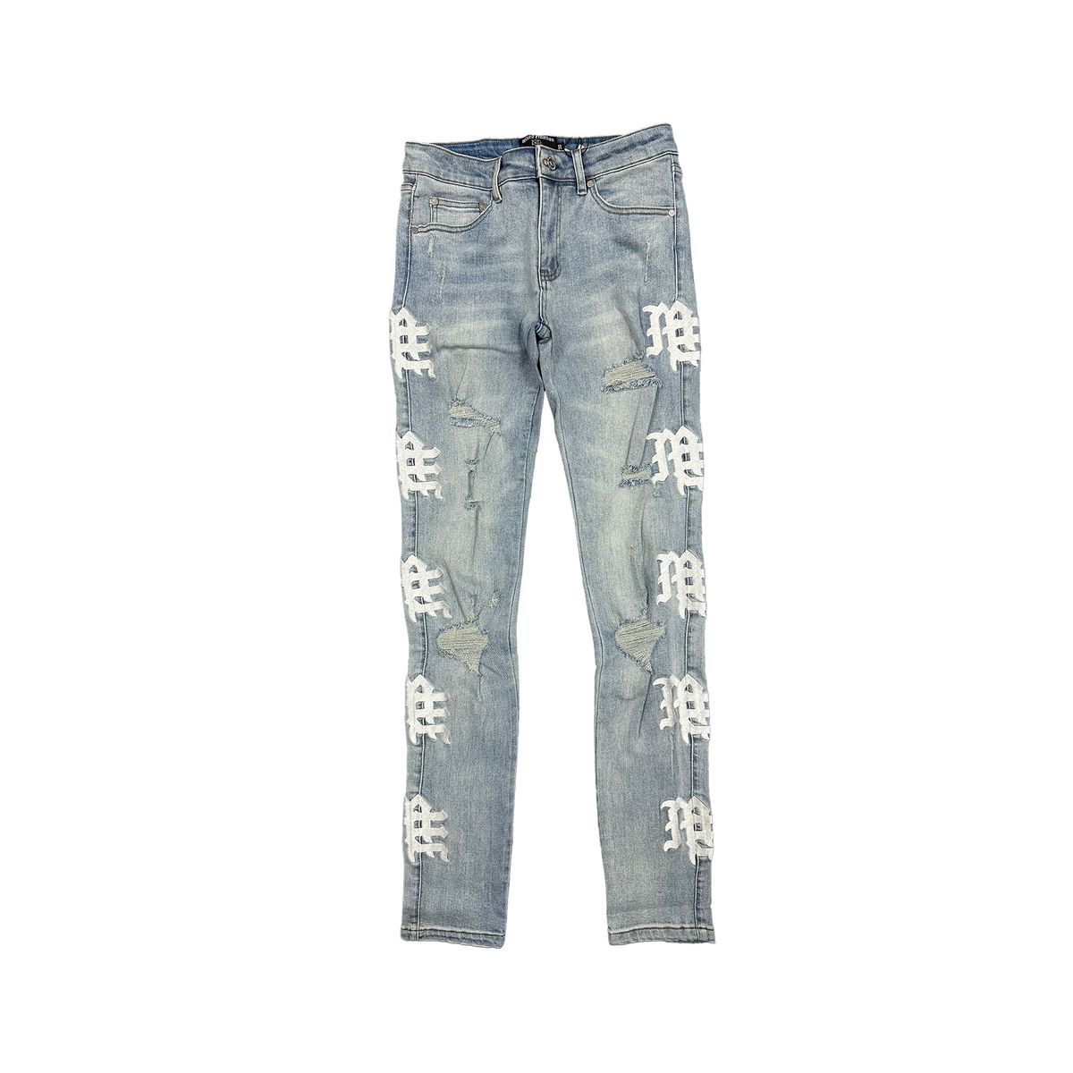 Mixed Emotion ‘Sea’ Monogram Denim