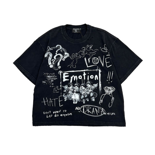 Mixed Emotion Black “Chaos” Tee