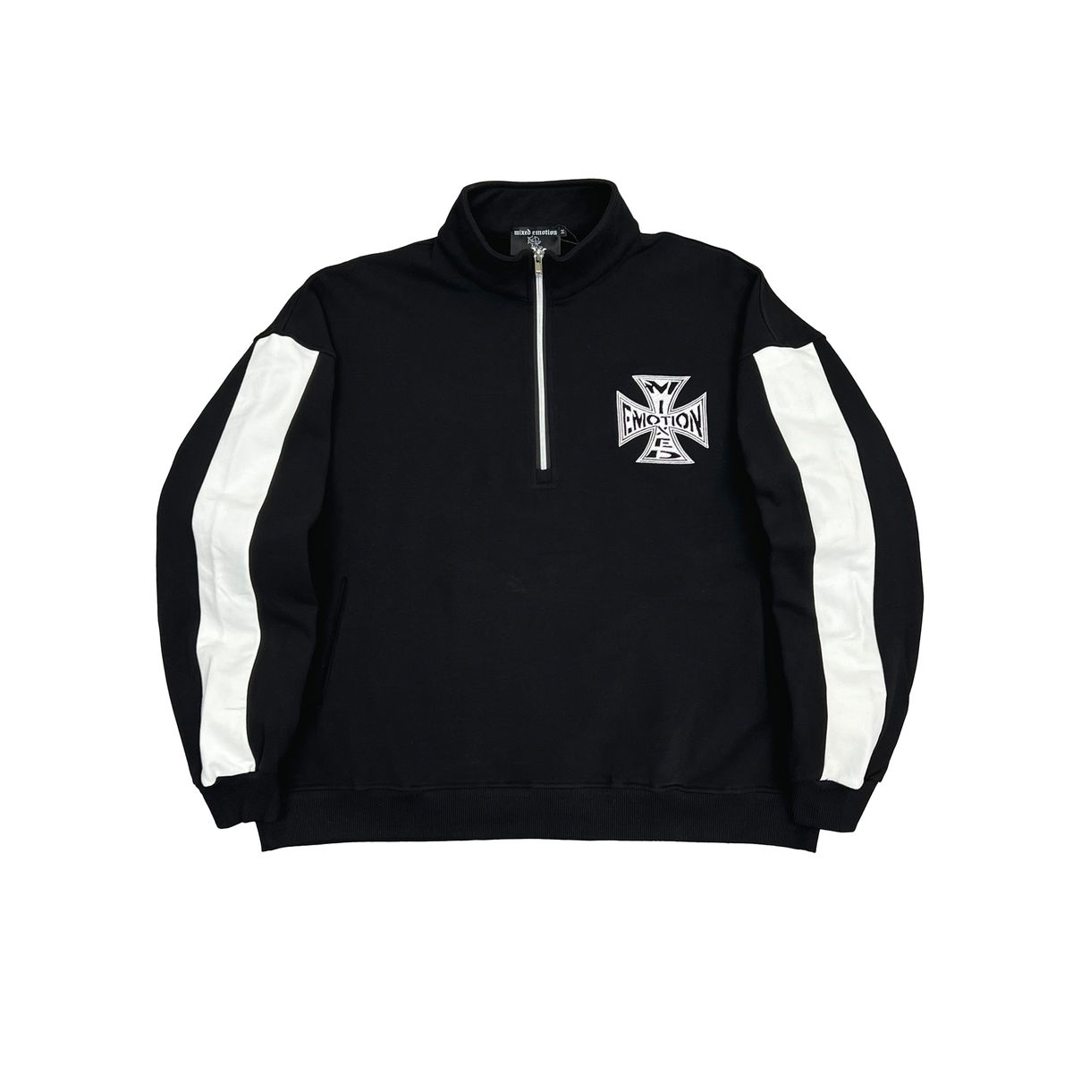 Mixed Emotion "Black" Quarter Hoodie