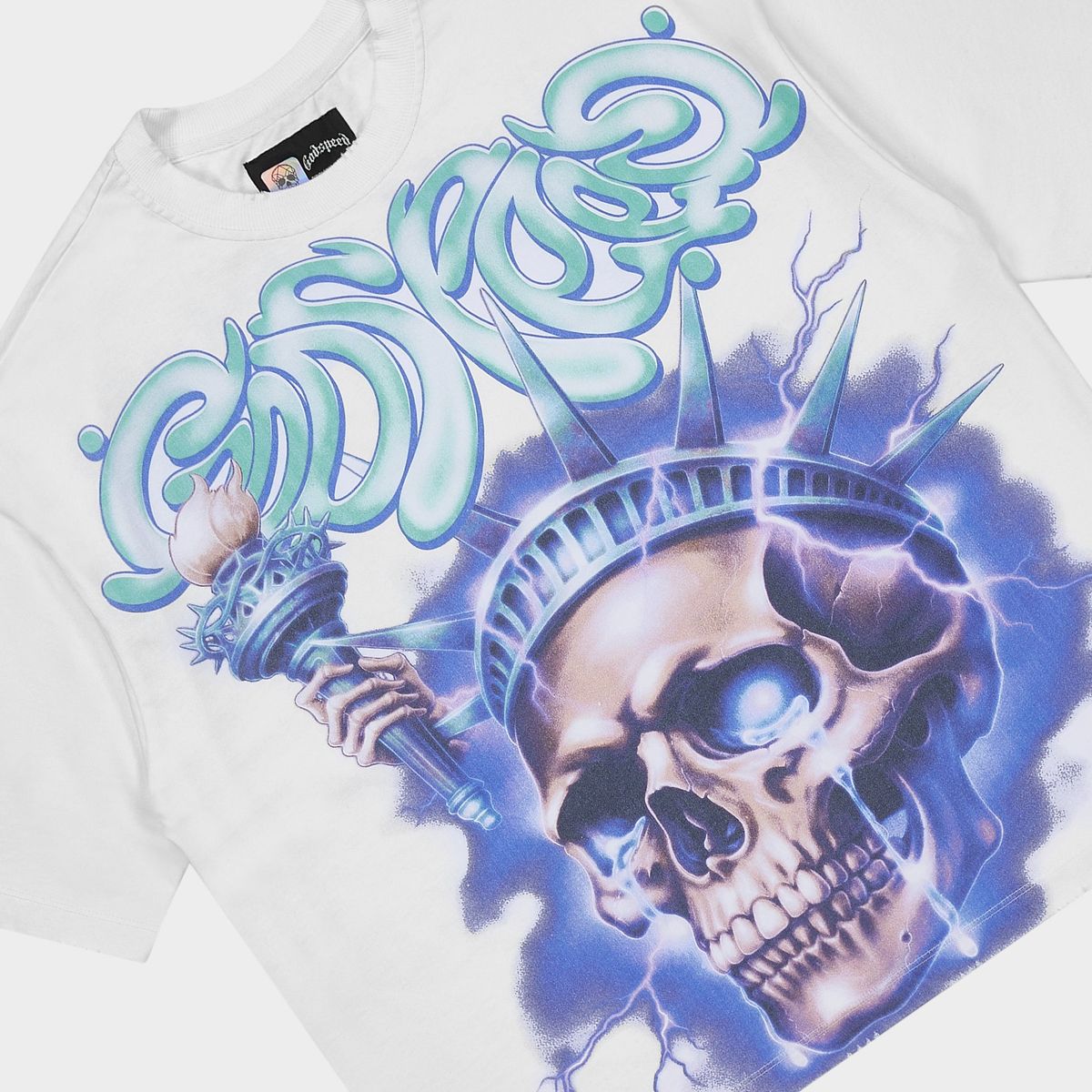 God Speed Liberty Tears Tee (Snow) BB