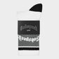 God Speed Og Logo Striped Socks (White/Grey)