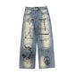 Mixed Emotion Blue “Canvas” Denim jeans