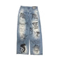 Mixed Emotion Blue “Canvas” Denim jeans