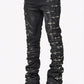 Guapi Obsidian Black Aviation Clasp Denim Jeans