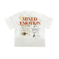 Mixed Emotion White “Deja Vu” Tee