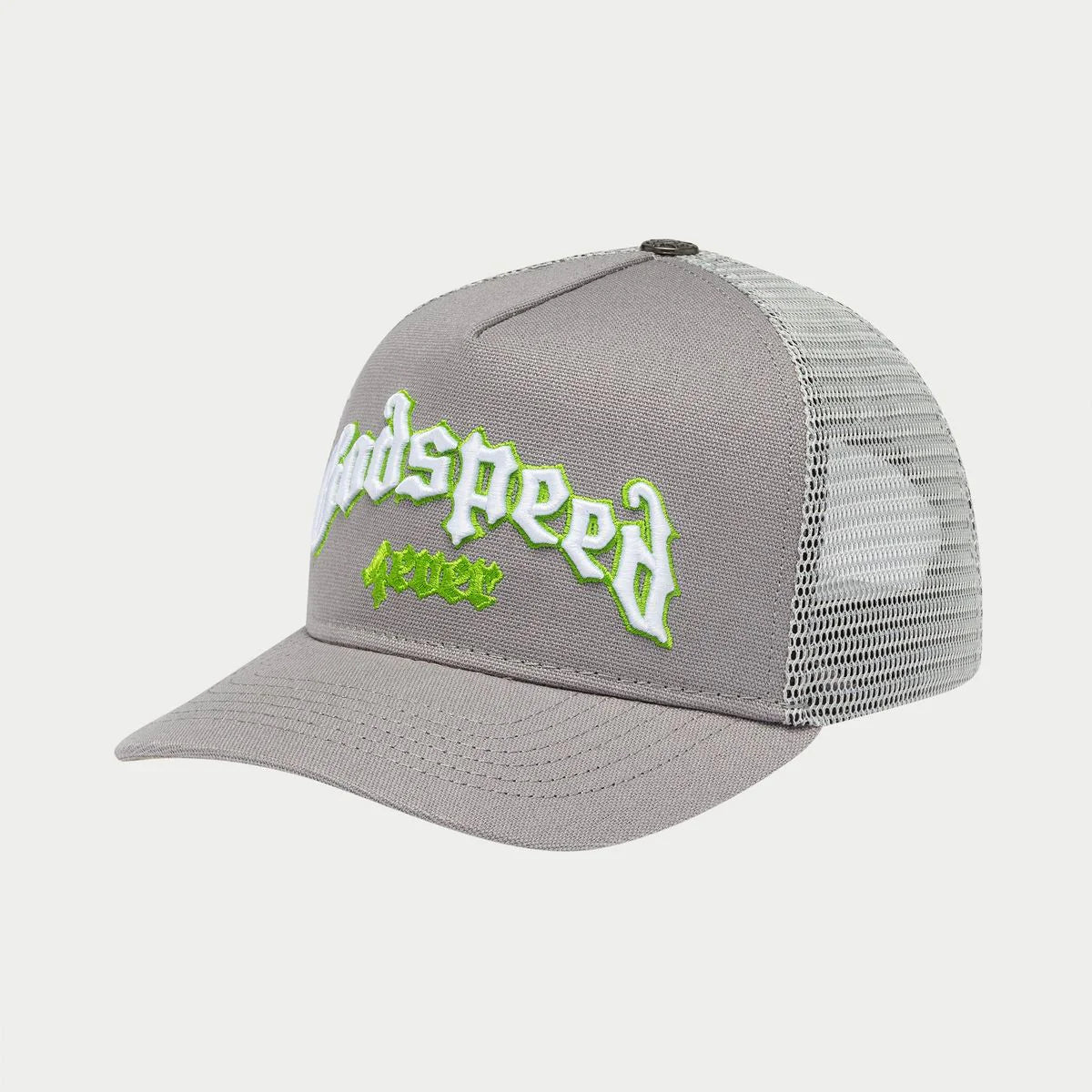 GODSPEED FOREVER TRUCKER  Hat GREY/LIME