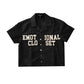 Mixed Emotion Black “Backyard” Nylon Shirt