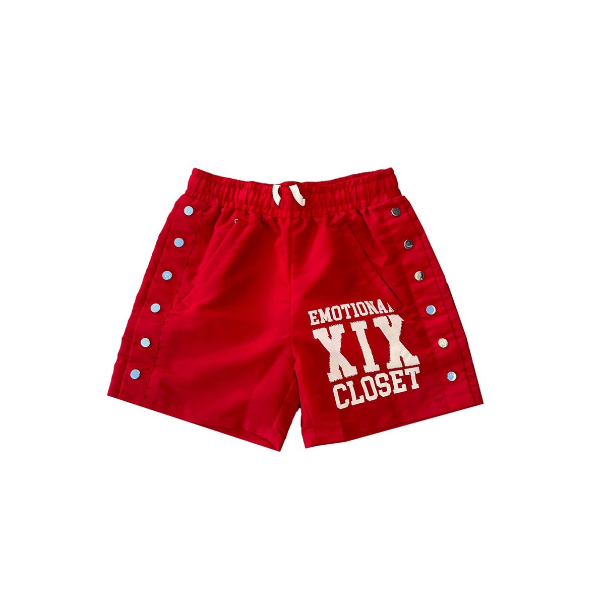Mixed Emotion  Red “Backyard” Nylon Shirt