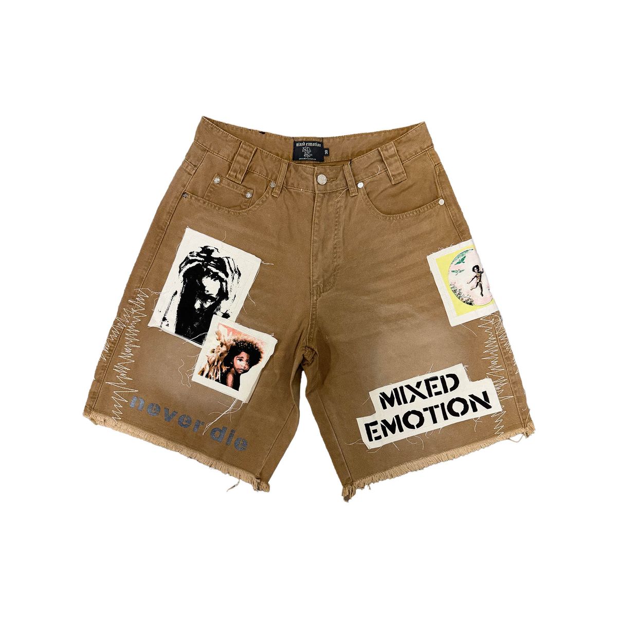 Mixed Emotion Brown Chaos Carpenter Shorts