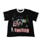 Mixed Emotion Black “Static” Tee