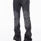 Guapi Obsidian Black Waxed Knight Denim Jeans
