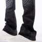 Guapi Obsidian Black Waxed Knight Denim Jeans
