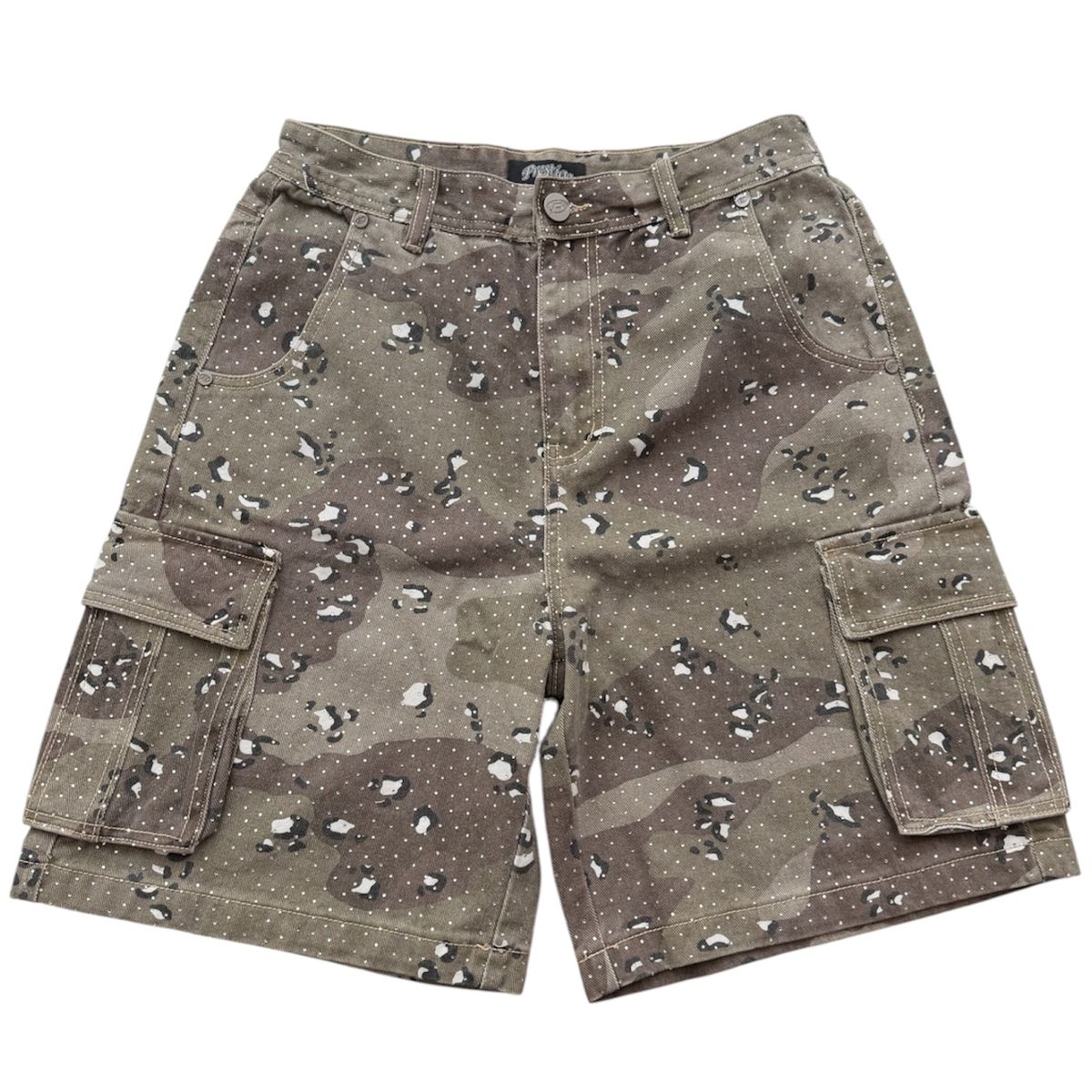 Prestige Camo Rhinestone Shorts