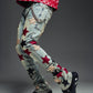 Guapi Wine Red Vintage Stars Denim Jeans