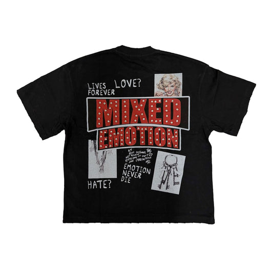 Mixed Emotion Black Lost Identity Tee