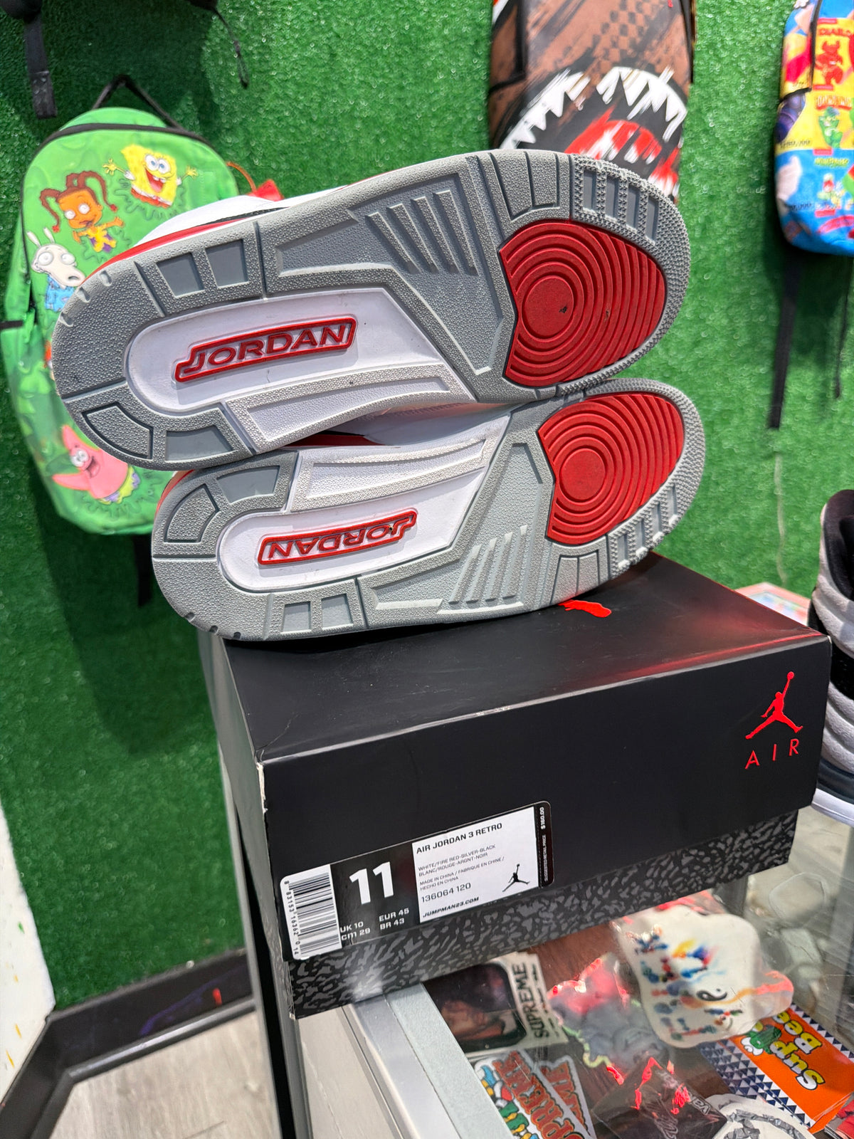 Air Jordan 3 Fire Red (USED)