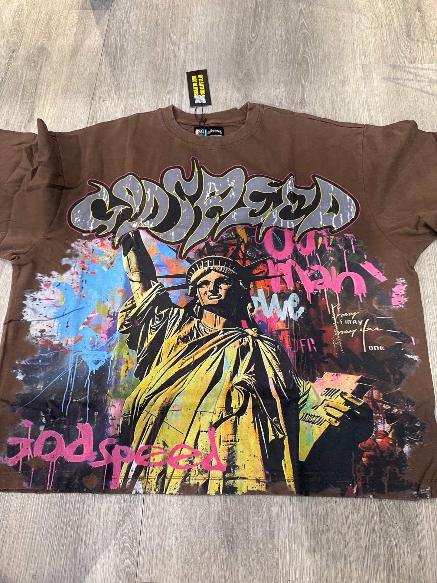 God Speed Vandal Mocha Tee