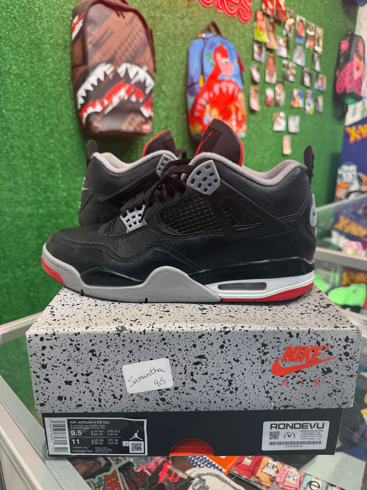 Air Jordan 4 Bred Reimaged  (2024) (USED)