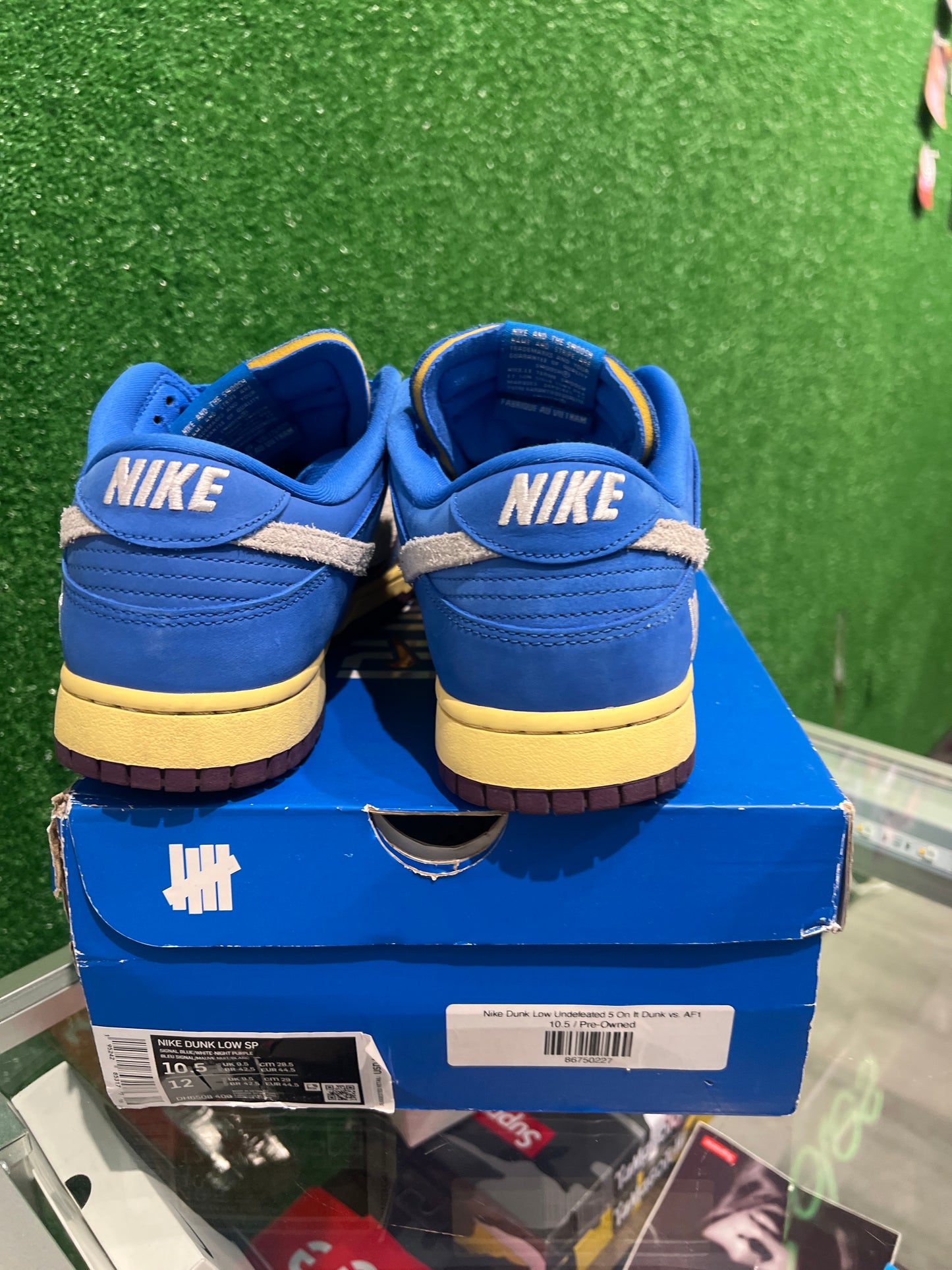 Nike Dunk low Undefeated Blue(Used)