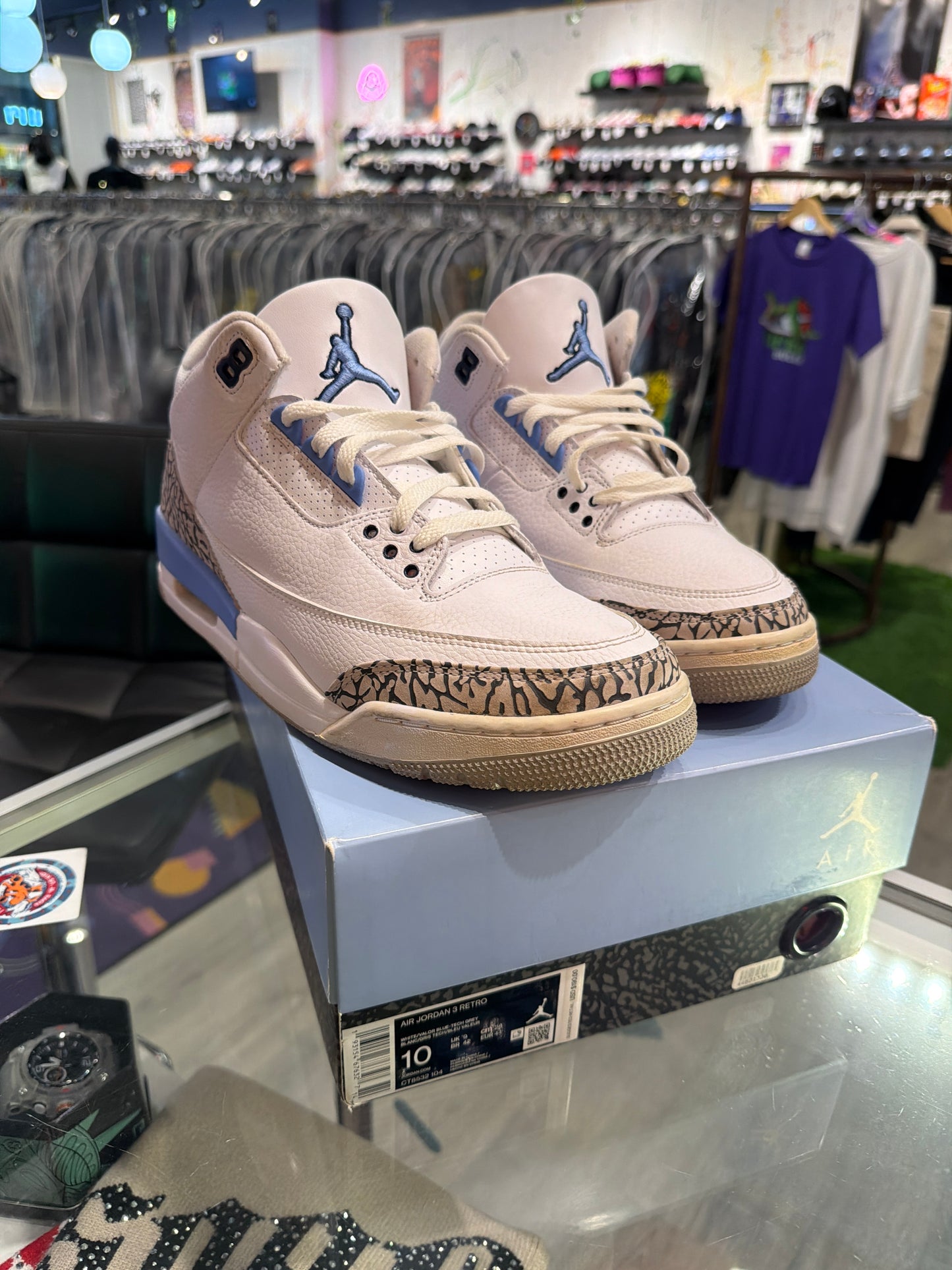 Air Jordan 3 UNC (USED)