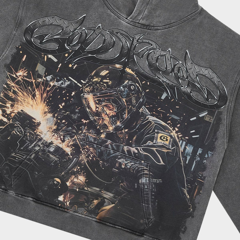 Godspeed “Steel Sharpens” Grey Hoodie