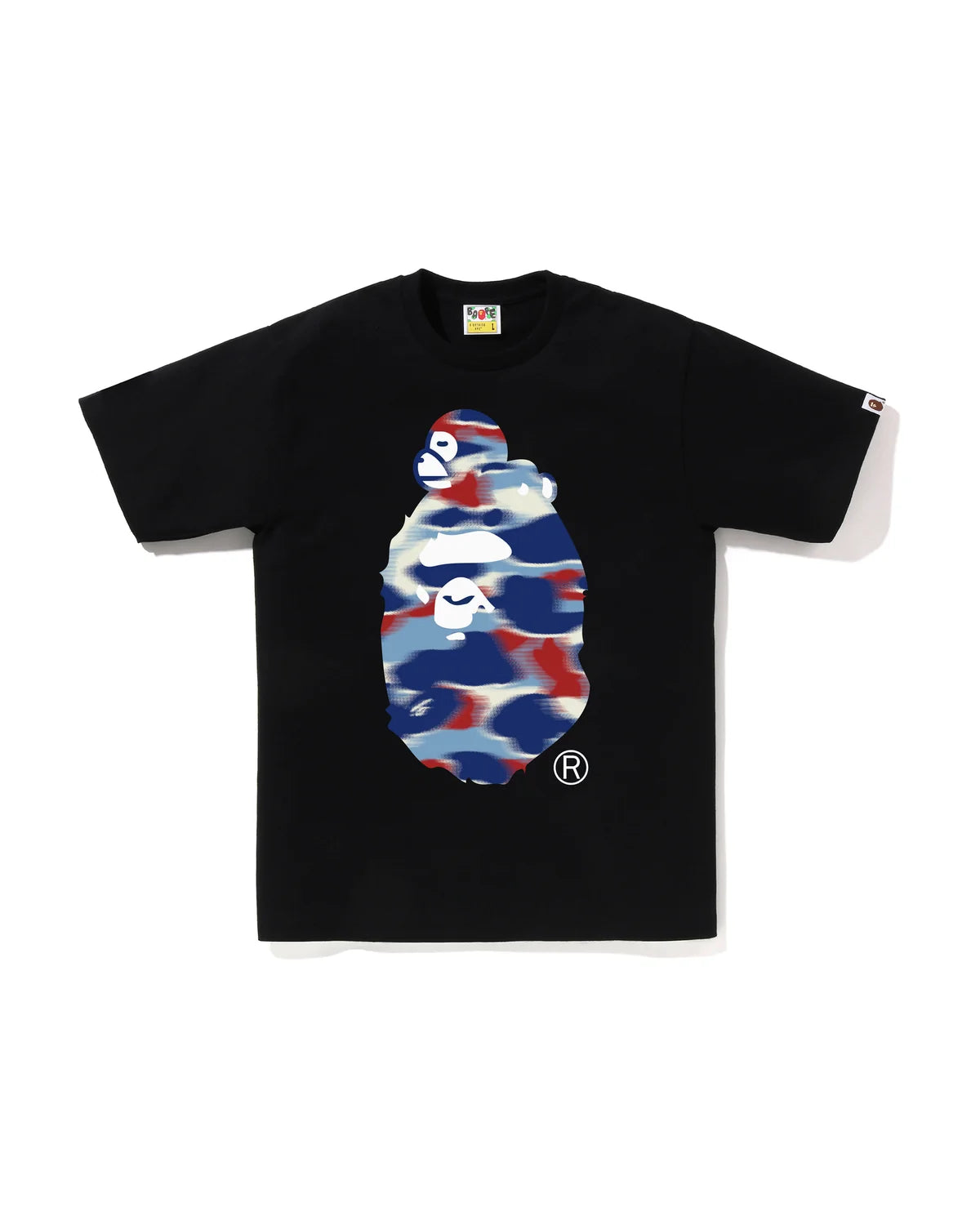 BAPE Screen Camo Milo On Big Ape Tee  Black/Blue