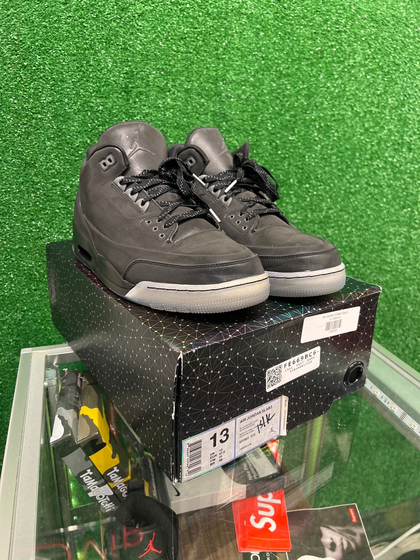 Air Jordan 3 5lab3 black (USED)
