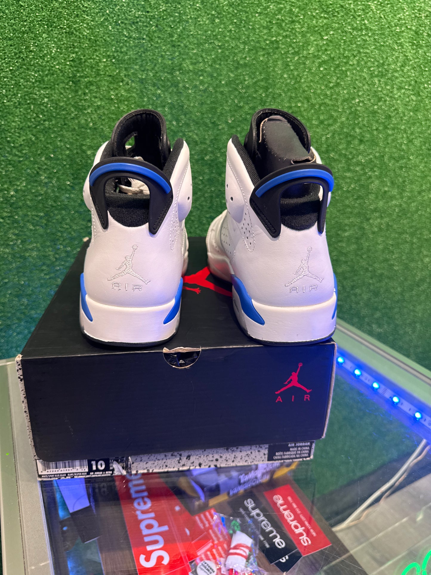 Air Jordan 6 sport blue (USED)