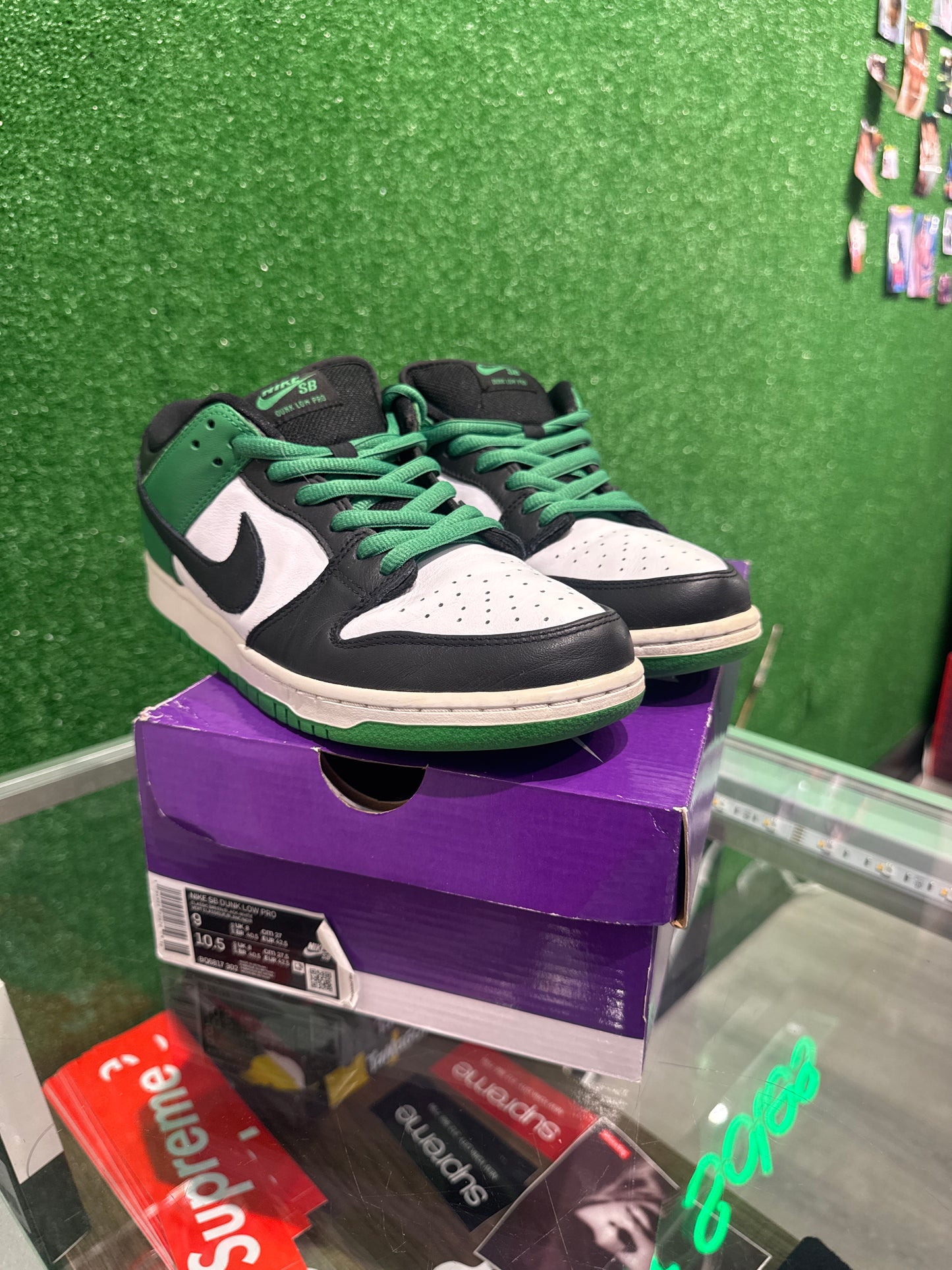 Nike sb dunk low classic green (USED)