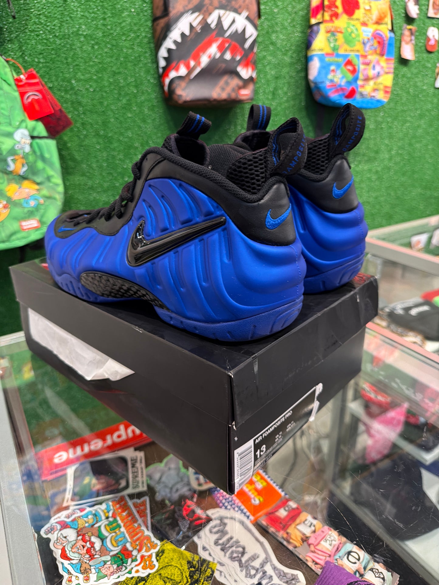 Nike air Foamposite pro hyper colbalt (USED)