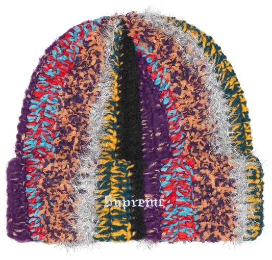 Supreme Tinsel Stripe Beanie 'Multicolor'