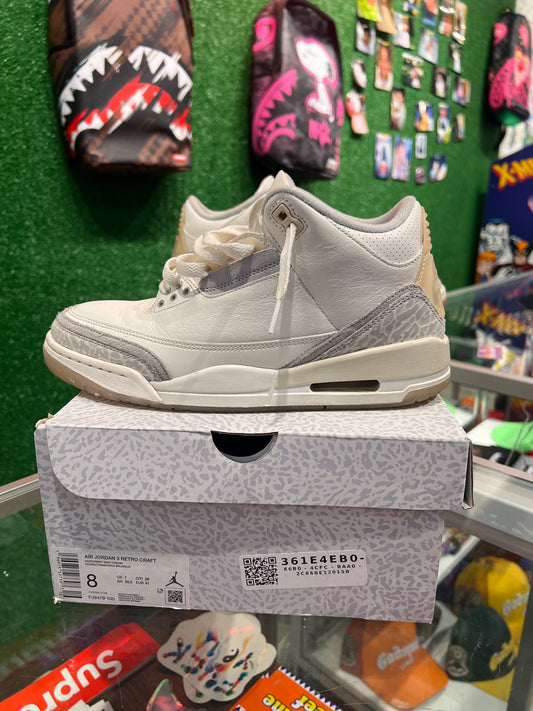 Air Jordan 3 Craft Ivory (USED)