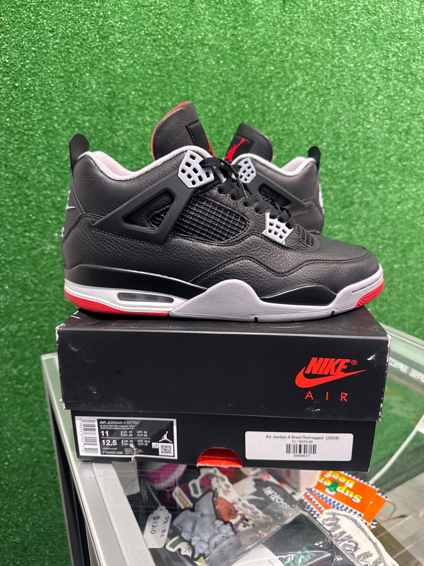 Air Jordan 4 Bred Reimaged  (2024) (USED)