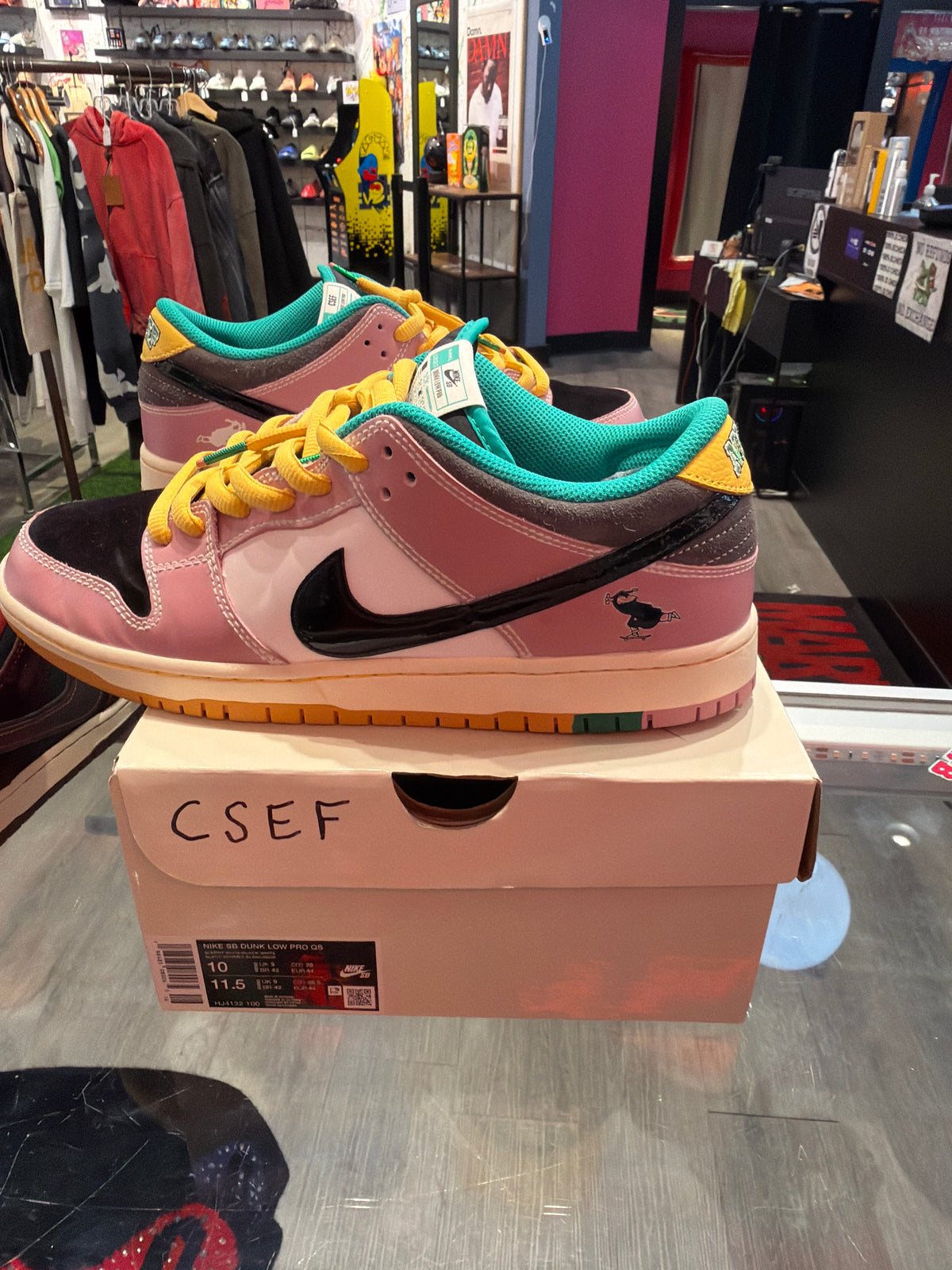 Nike sb dunk low CSEF (USED) (CUSTOM)