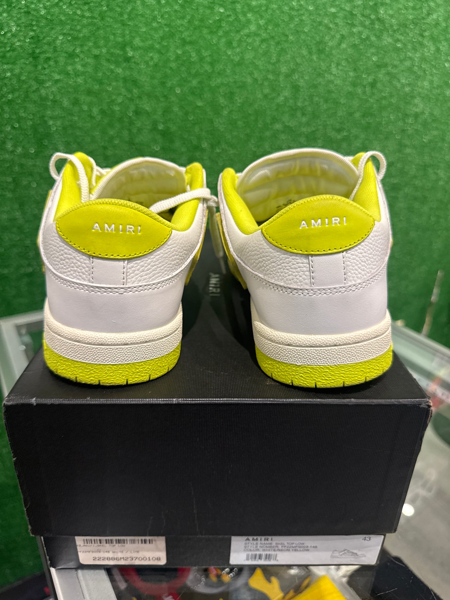 Amiri skel top low lime yellow (Used)