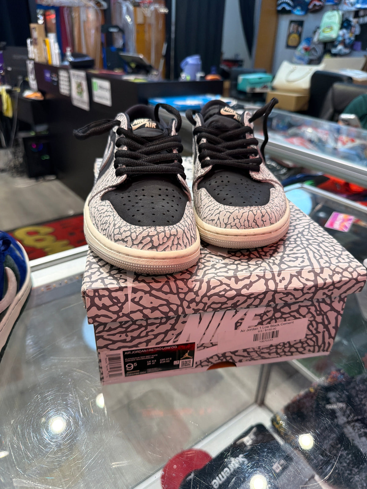 Air Jordan 1 Low Black Cement (USED)