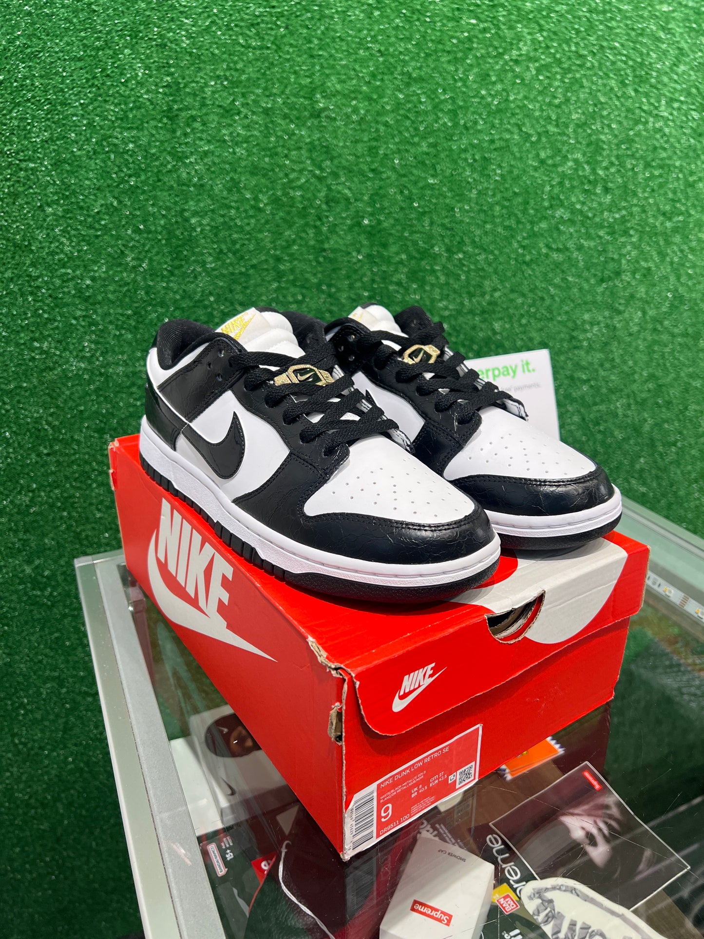Nike Dunk Low Champs Black and White(USED)