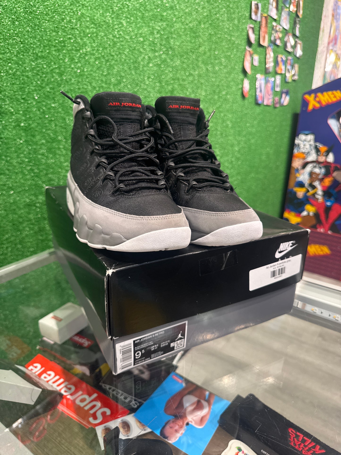 Air Jordan 9 particle grey(USED)