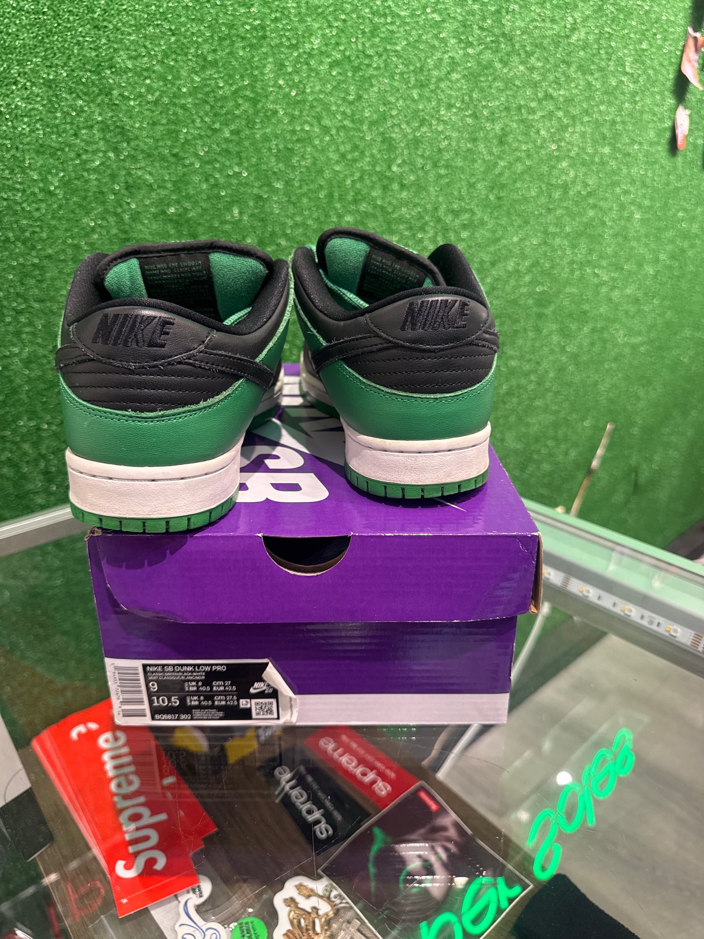 Nike sb dunk low classic green (USED)