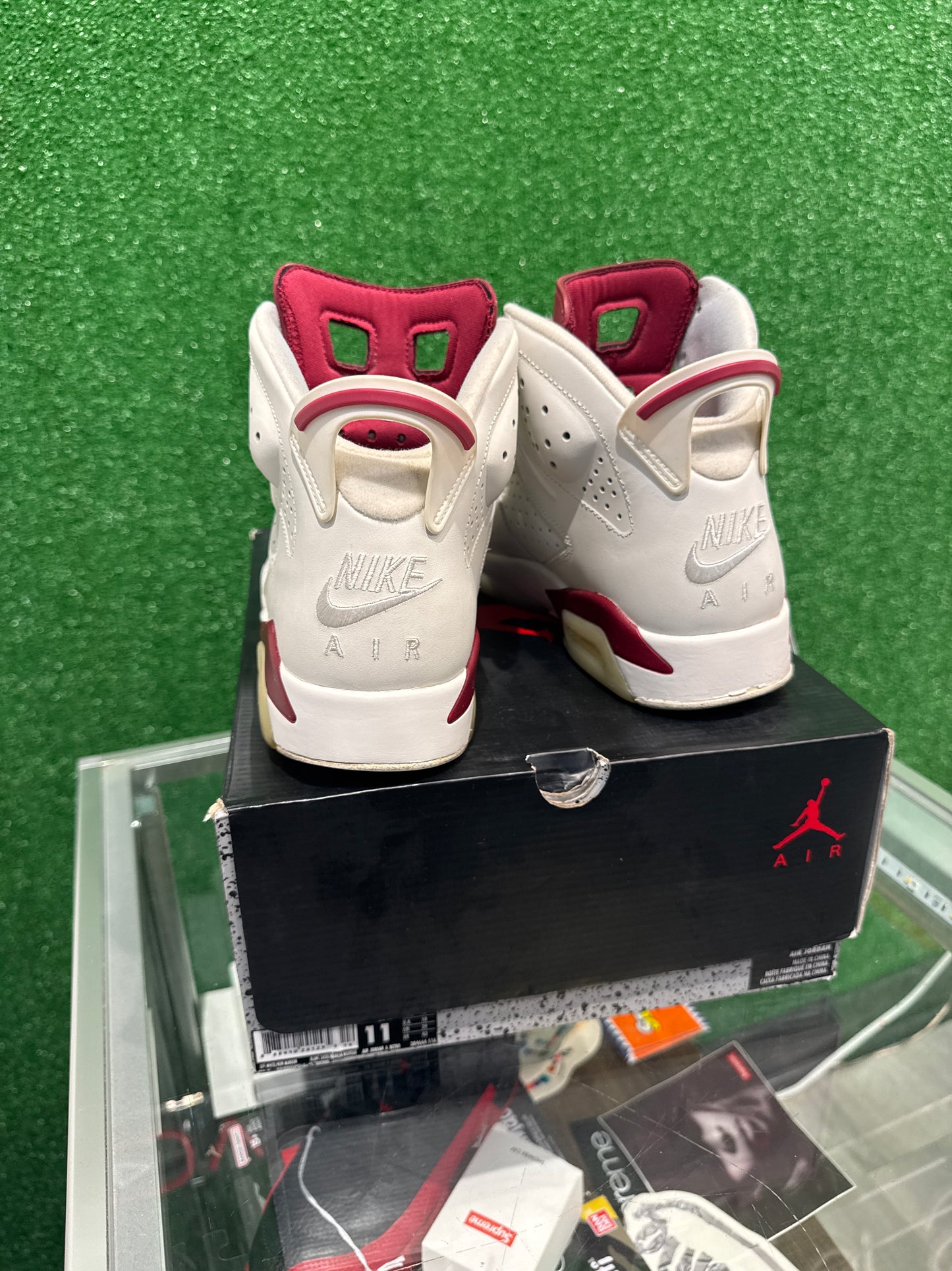 Air Jordan 6 maroon (USED)