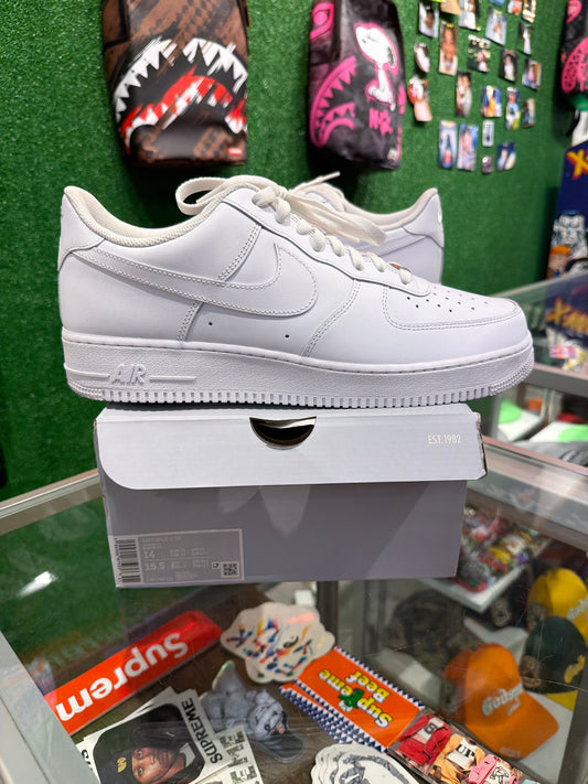 Air Force 1 Low '07 "White on White" (Used) *