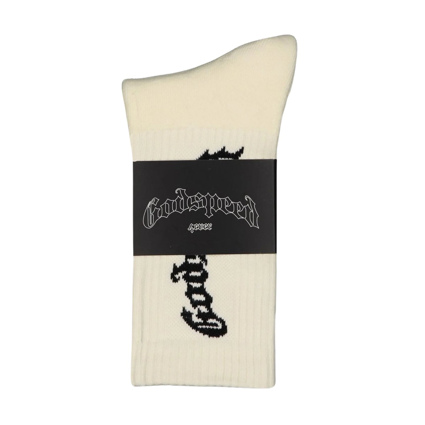 God speed OG Logo Socks (Bone) BOOM