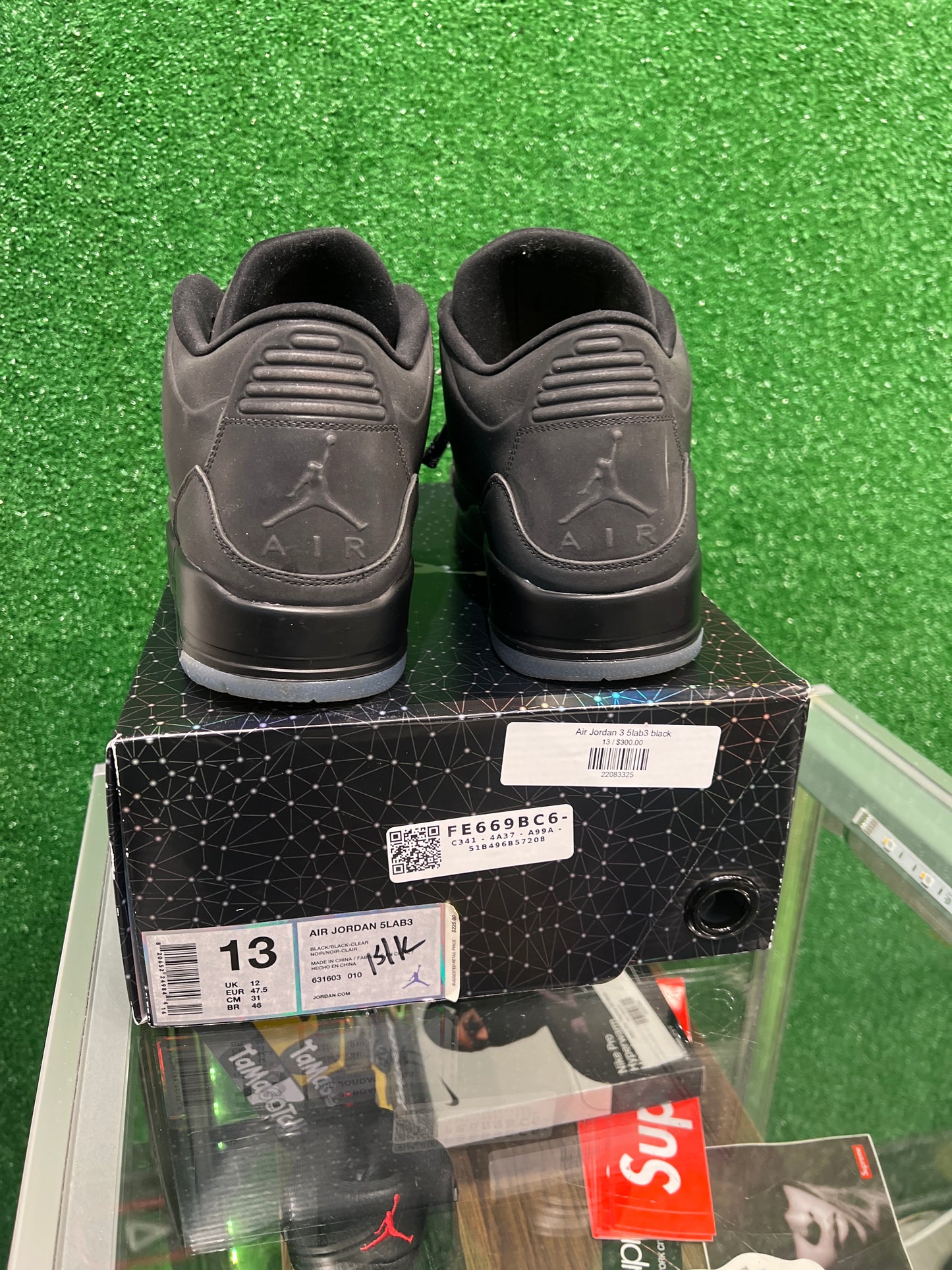 Air Jordan 3 5lab3 black (USED)
