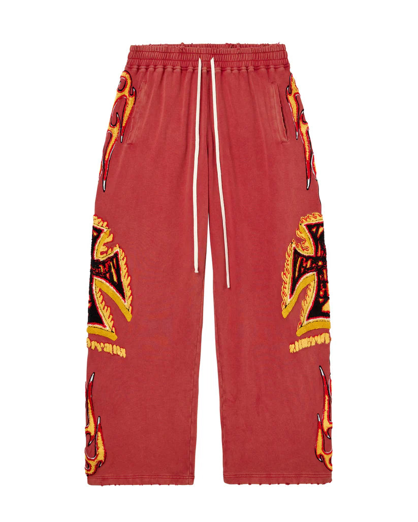Vale Forever LA FLARE SWEATS [RED]