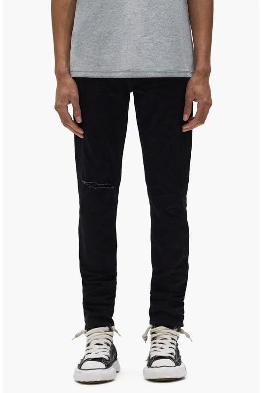 PURPLE BRAND Rip & Repair Knee Slim Jeans