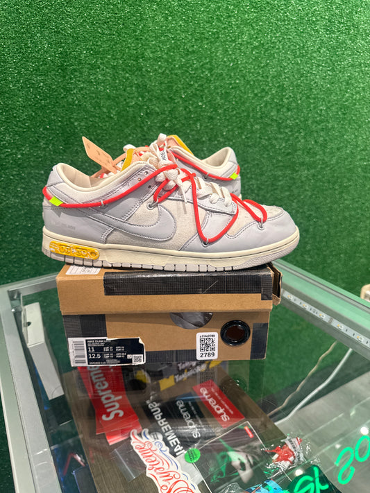 Nike dunk low off white lot 6 (USED)