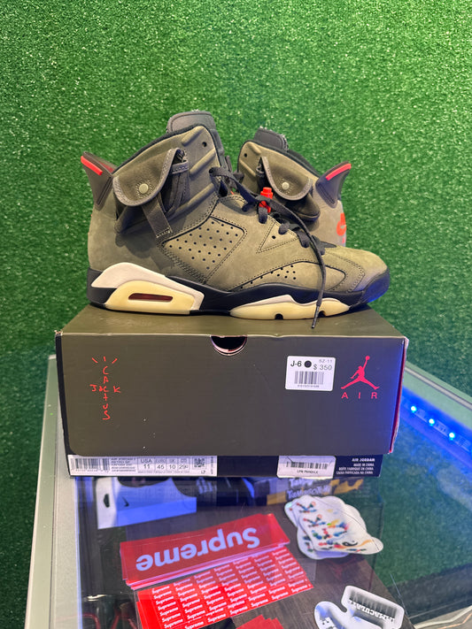 Air Jordan 6 Travis Scott Olive (USED)