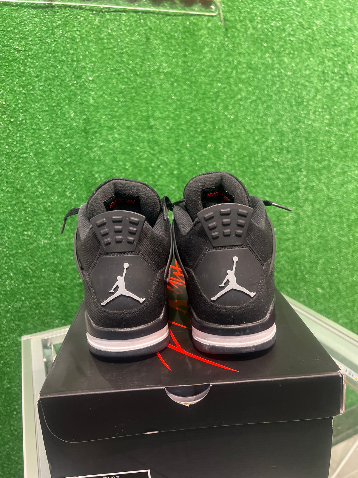 Air Jordan 4 Black Canvas (Used)